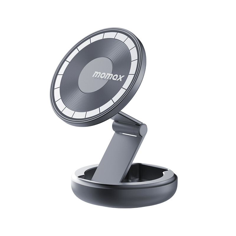 Magnetic Rotating Mount Mobile Phone Car Holder, Color: Space gray
