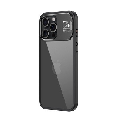 Invisible Folding Bracket Transparent Independent Buttons  iPhone case