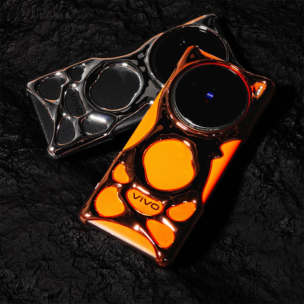 Suitable For Vivo X100 Pro [VOCAO Mobile Phone Case] PC Electroplated Hollow Magnetic Protective Case Simple New High-end Interesting Equipment Creative, Color Classification: Golden years, Applicable mobile phone models: vivo X100 Pro