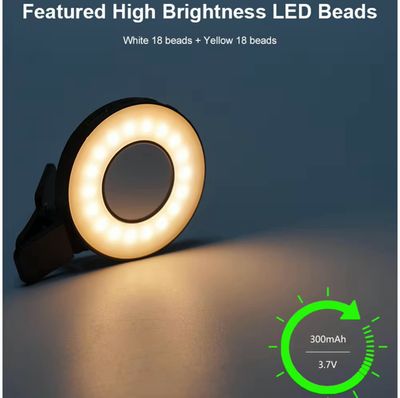 Magnetic Mobile Phone Selfie Light Led Ring Fill Light For MagSafe Rechargeable