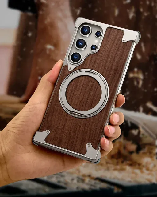 Solid Wood Phone Case for Samsung Galaxy S24 Ultra, Models: Galaxy S24 Ultra