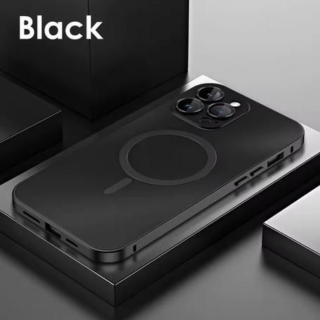 Snap Buckle MagSafe iPhone Case, Color: Black, Models: iPhone 16promax