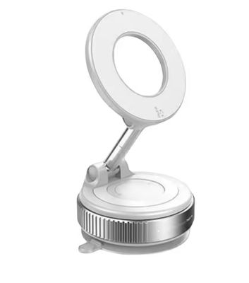 Car Phone Stand Mechanical Vacuum Suction Cup Rotate 360° Strong Magnetic