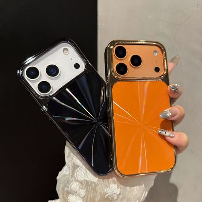 Laser Aurora CD Pattern Phone Case