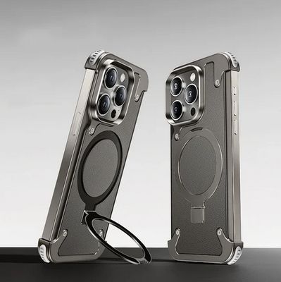 Magnetic Metal Anti-fall Airbag Protective iPhone Case