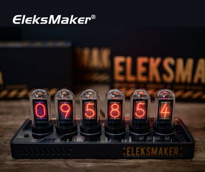 Elekstube RGB Nixie Tube Inspired Vintage Digital Desktop Clock