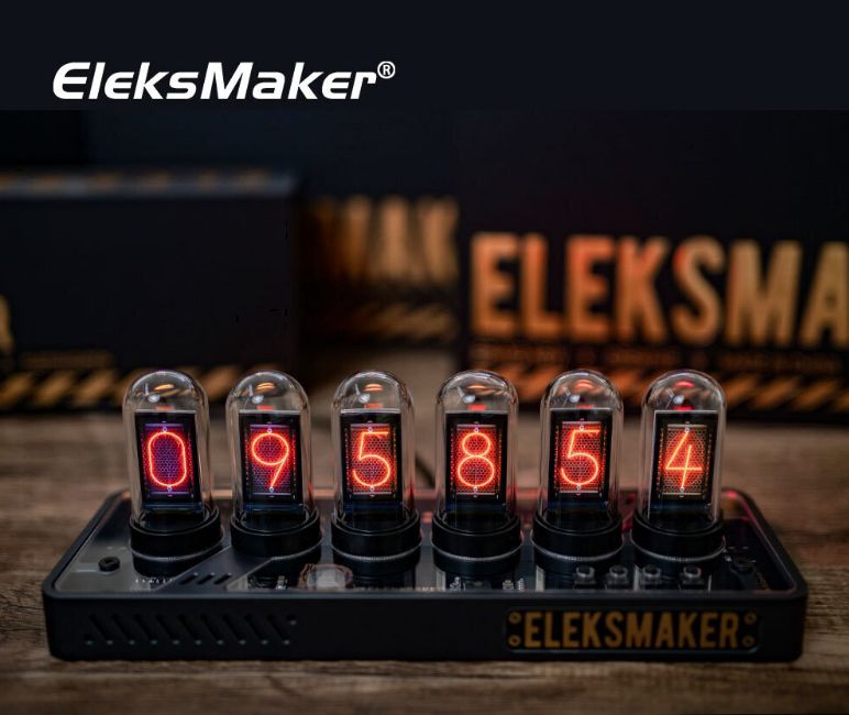 Elekstube RGB Nixie Tube Inspired Vintage Digital Desktop Clock