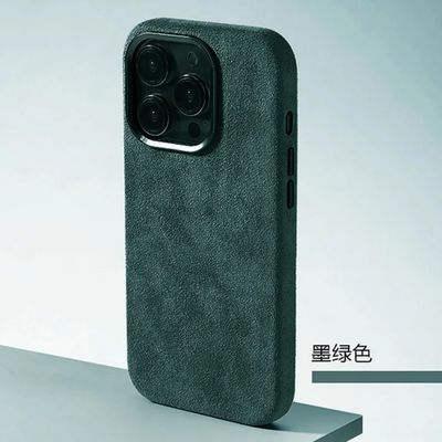 Suede Alcantara MagSafe iPhone Case