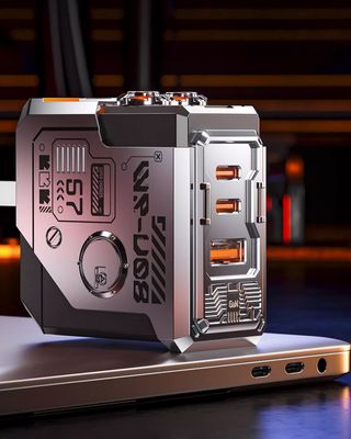 WEKOME Mecha Gallium Nitride 67W Mobile Phone Charger Is Suitable For Apple IPhone15pro Fast Charging 65w Plug Universal Multi-port USB Android IPad Laptop Macbook Huawei