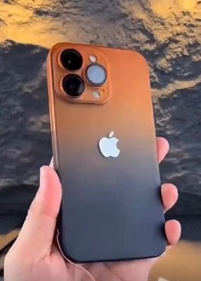 Ultra-thin frosted gradient hard Case comes with glass lens protection with Strap (Logo Optional)