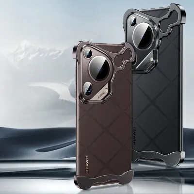 Special-shaped Metal Borderless Mobile Phone Case For Huawei
