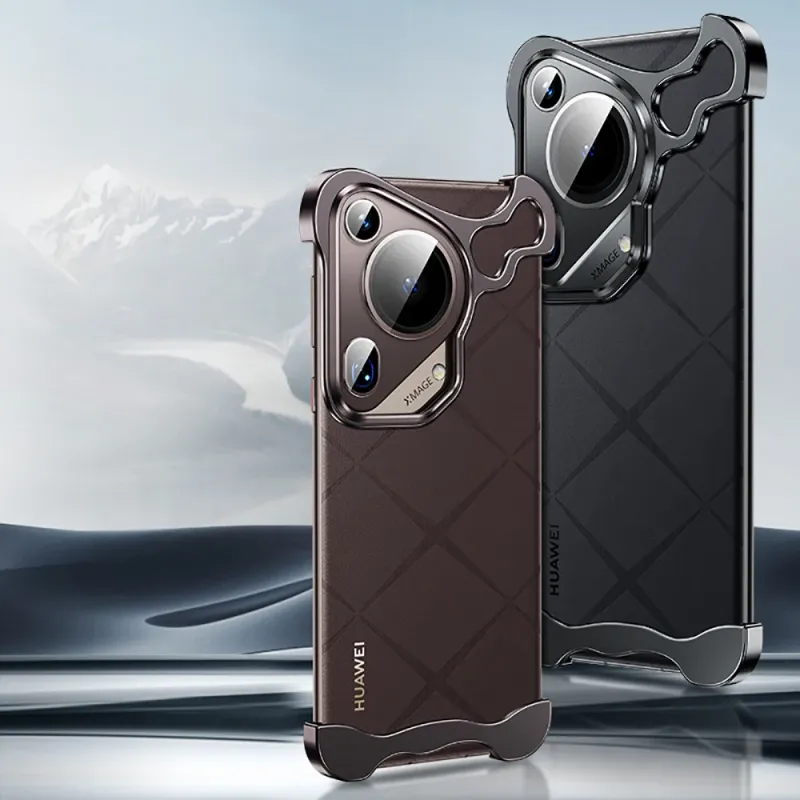 Special-shaped Metal Borderless Mobile Phone Case For Huawei