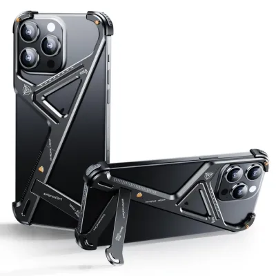 Metal Z Shape Phone Case for iPhone