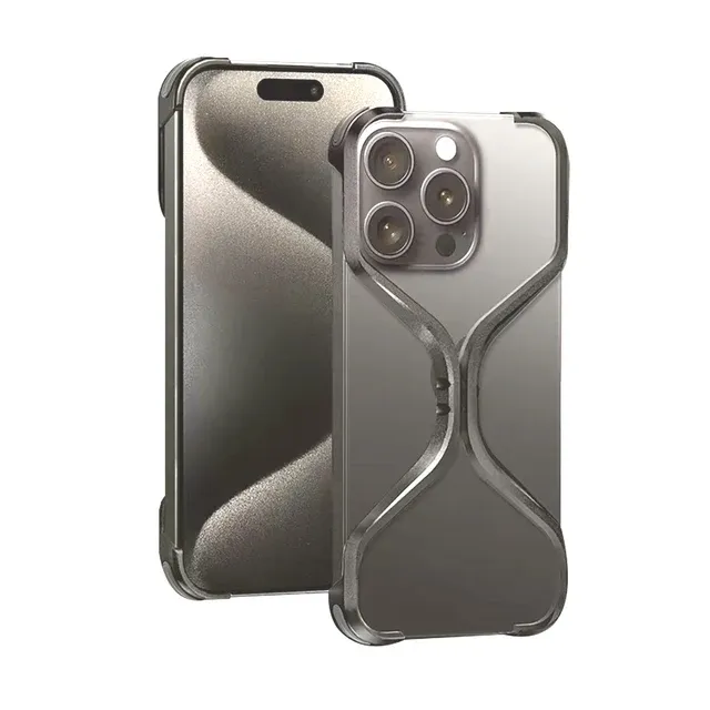 X-Max Metal Borderless Hollow iPhone Case