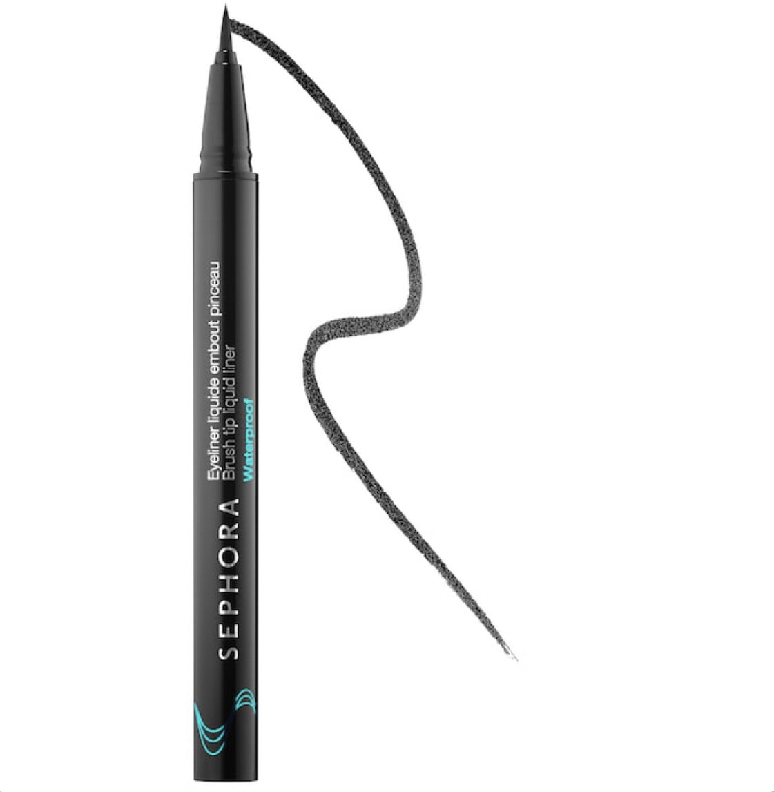 Sephora - Hot Line Brush Tip Liquid Eyeliner Waterpoof | Black