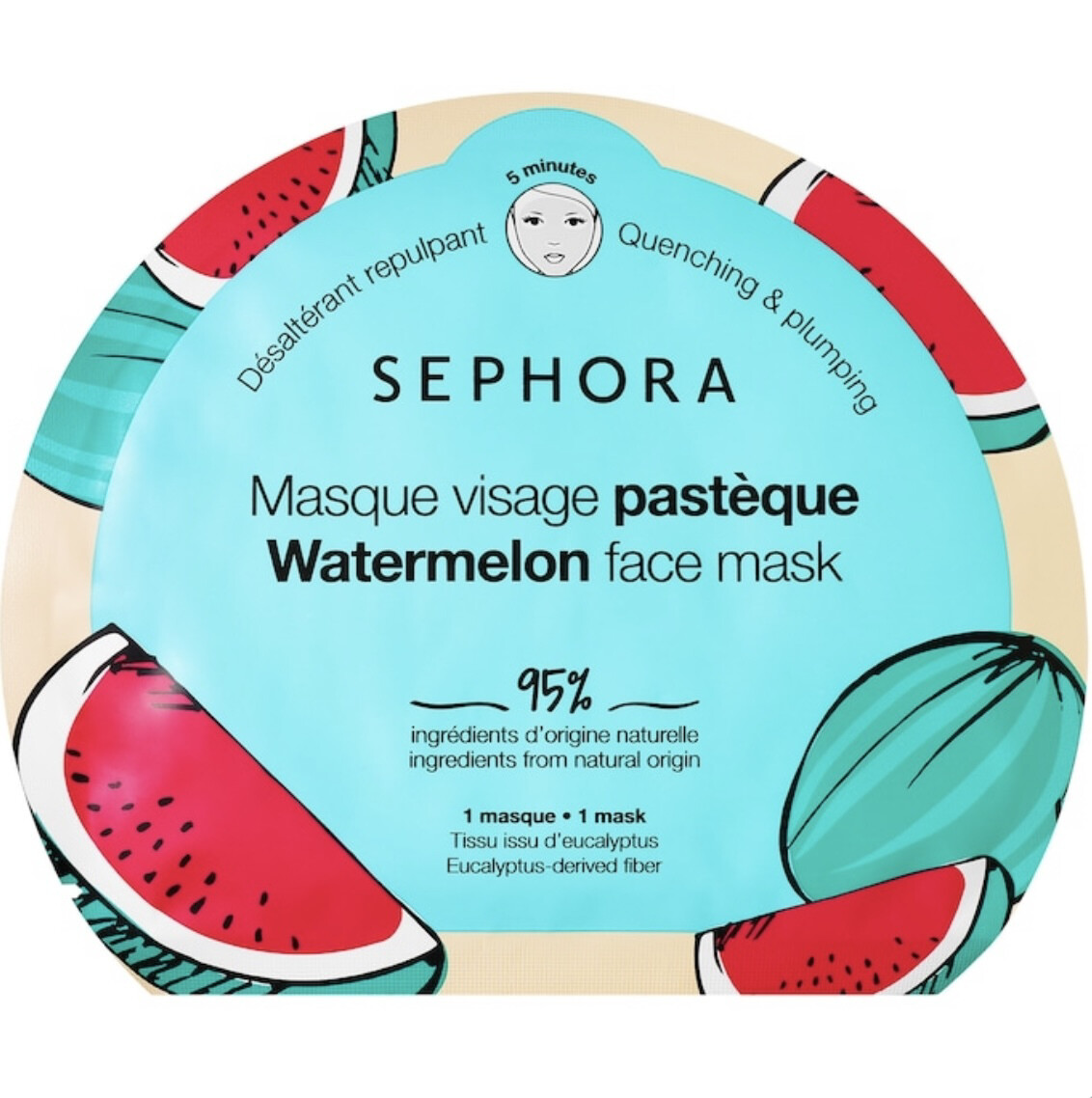 Sephora - Watermelon Face Mask