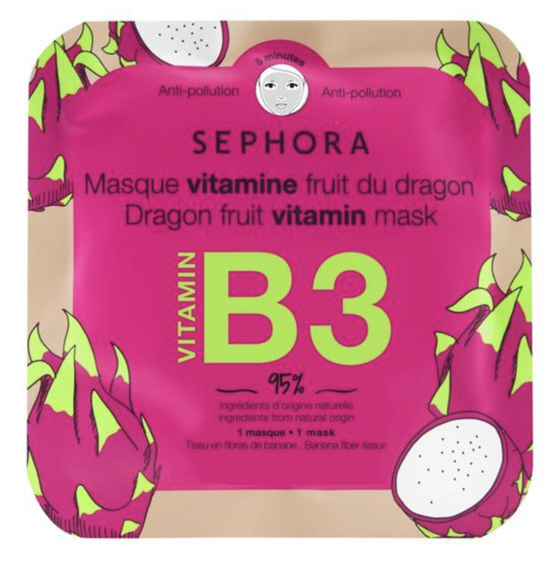 Sephora - Dragon Fruit Vitamin Mask