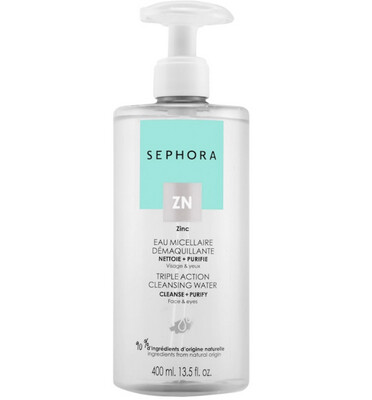 Sephora Collection - Triple Action Cleansing Water - Cleanse + Purify | 400 mL