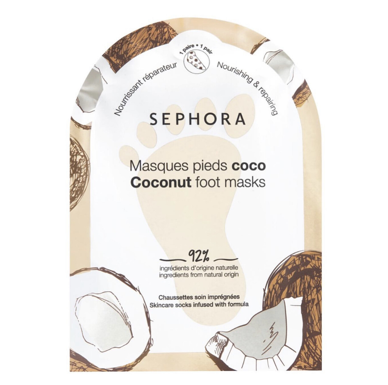 Sephora Collection - Coconut Foot Masks