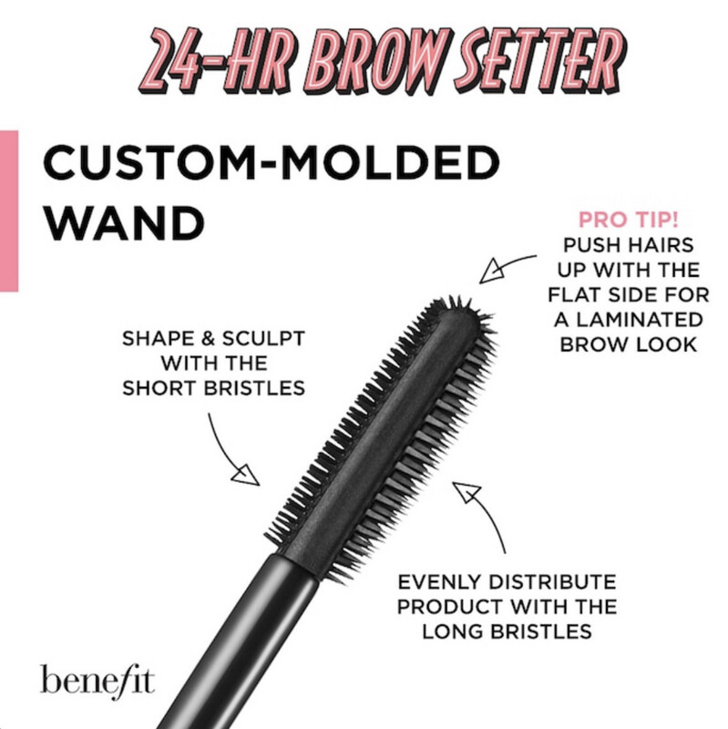 Benefit Cosmetics - 24-HR Brow Setter Clear Brow Gel with Lamination Effect