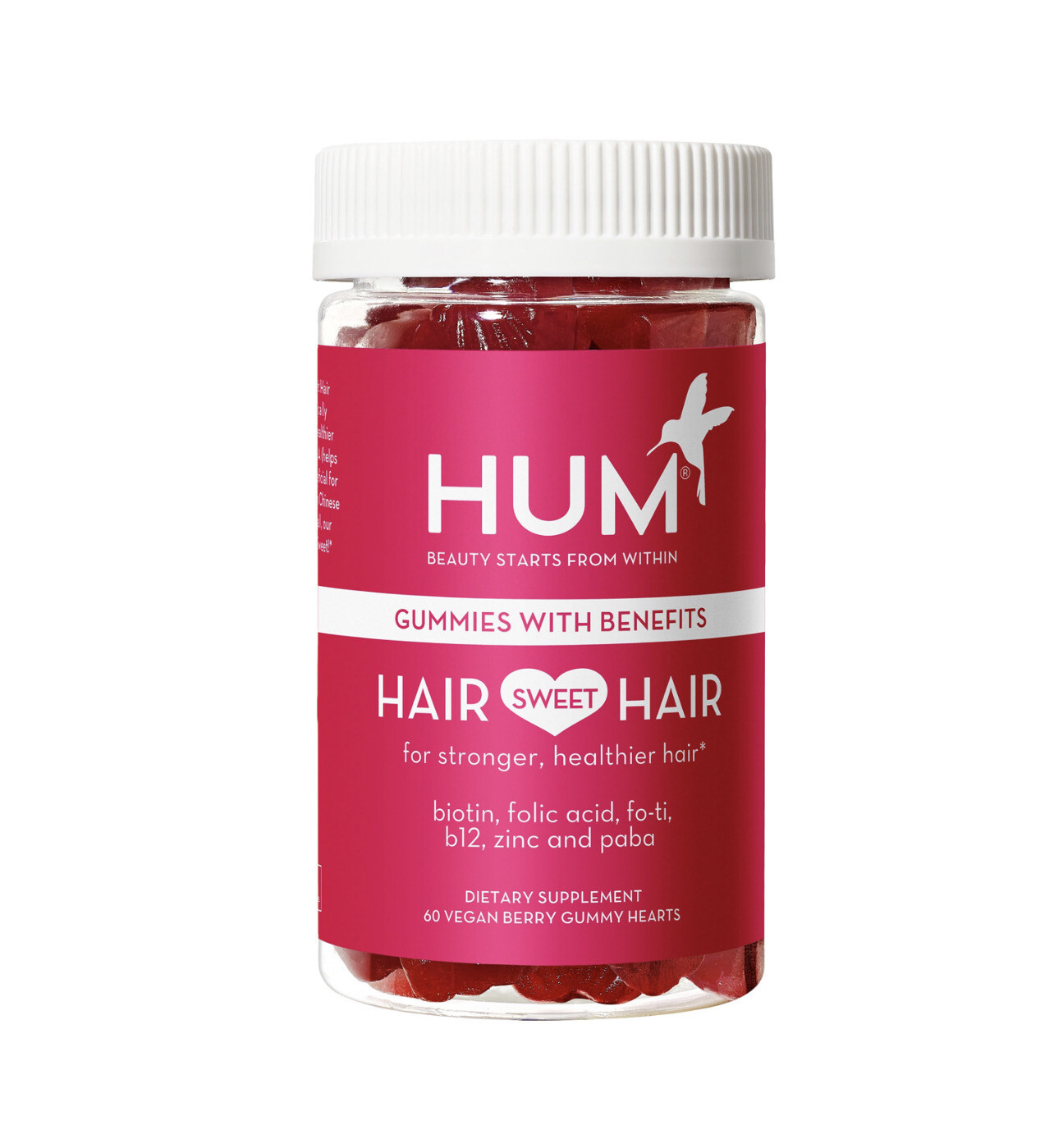 HUM Nutrition - Hair Sweet Hair™ - Hair Growth Vegan Gummies with Biotin and Folic Acid