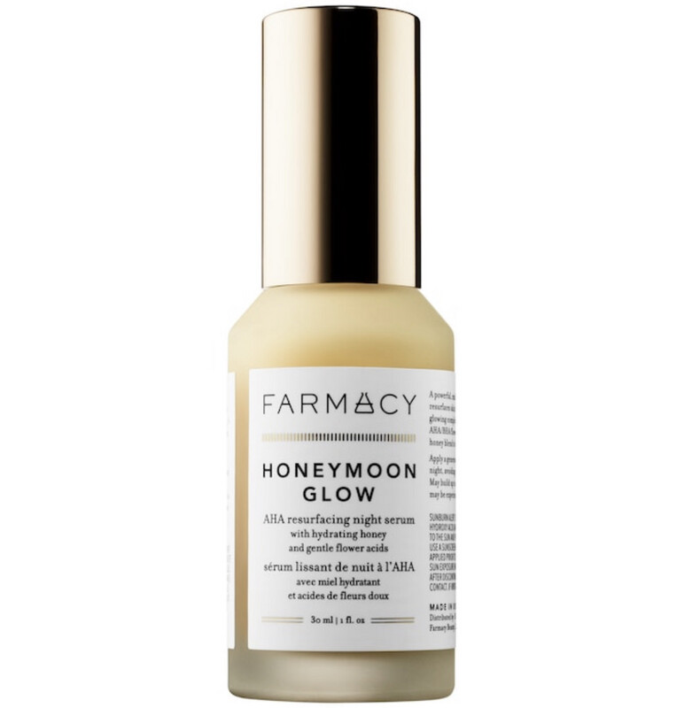 Farmacy - HONEYMOON GLOW AHA Resurfacing Night Serum with Hydrating Honey + Gentle Flower Acids | 30 mL