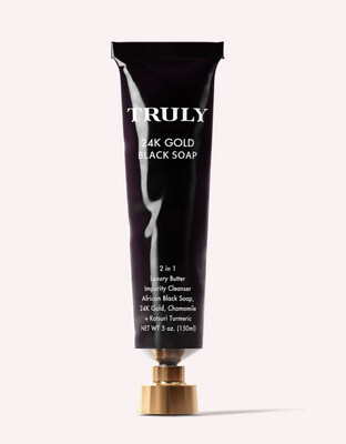 TRULY - 24k Gold Black Soap Impurity Cleanser