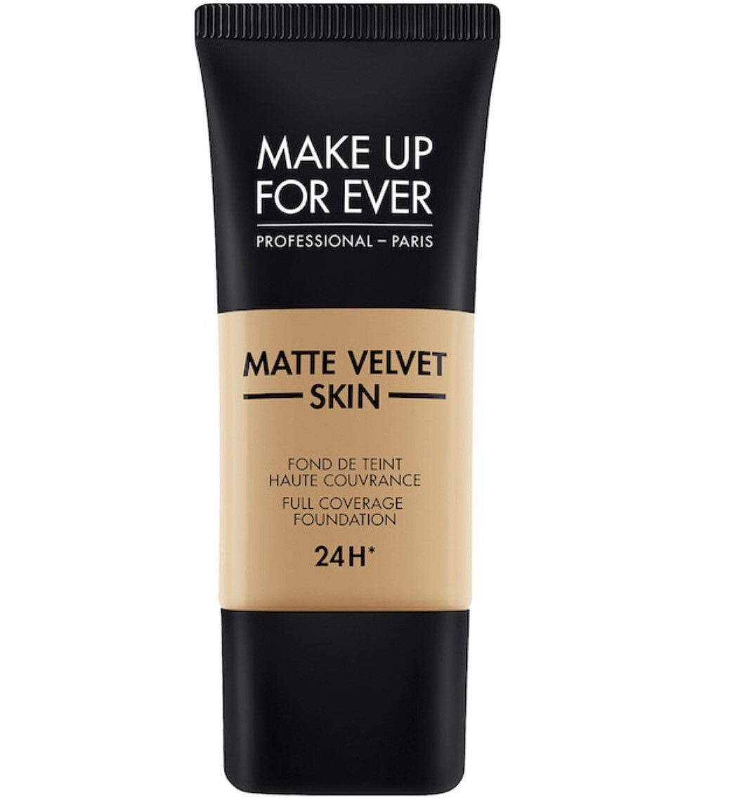 Make Up For Ever - Matte Velvet Skin Full Coverage Foundation | Y433 Caramel - for tan skin with peach undertones