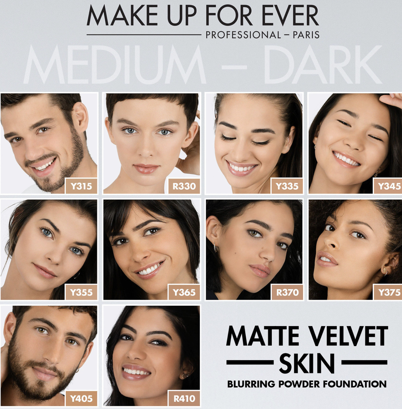 Make Up For Ever - Matte Velvet Skin Blurring Powder Foundation | Y365  Desert - for lighter tan skin with slightly golden undertones