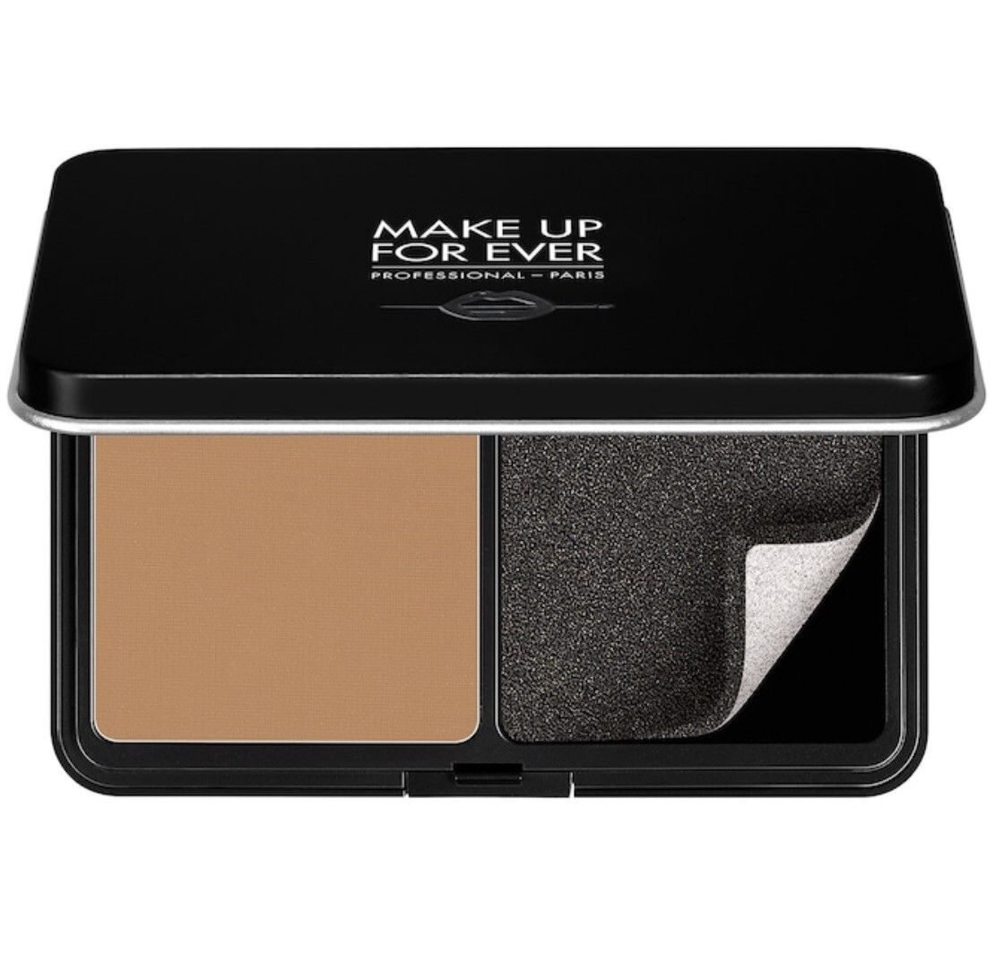 Make Up For Ever - Matte Velvet Skin Blurring Powder Foundation | Y415 Almond - for tan skin with neutral undertones