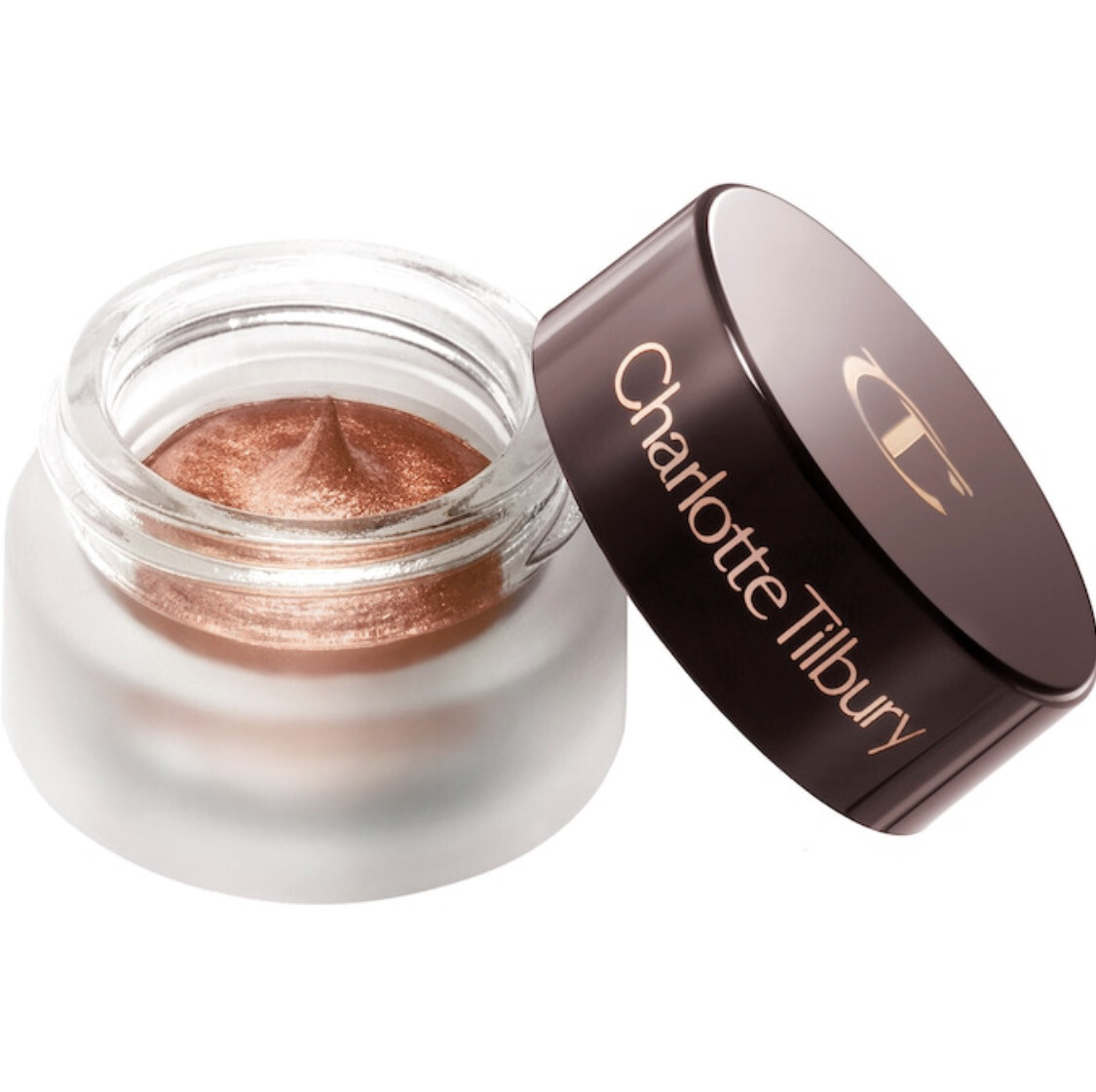 Charlotte Tilbury - Eyes To Mesmerize Cream Eyeshadow | Walk of No Shame - russet-rose with golden-peach sparkle