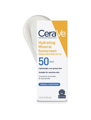CeraVe - Hydrating Mineral Sunscreen SPF 50
