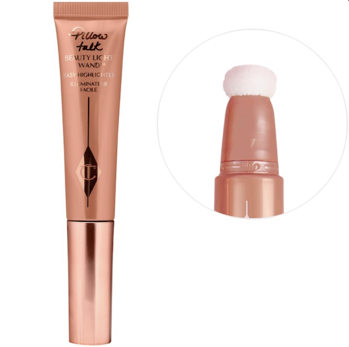 Charlotte Tilbury - Beauty Light Wand | Pillow Talk Medium - opalescent pink-copper highlight 