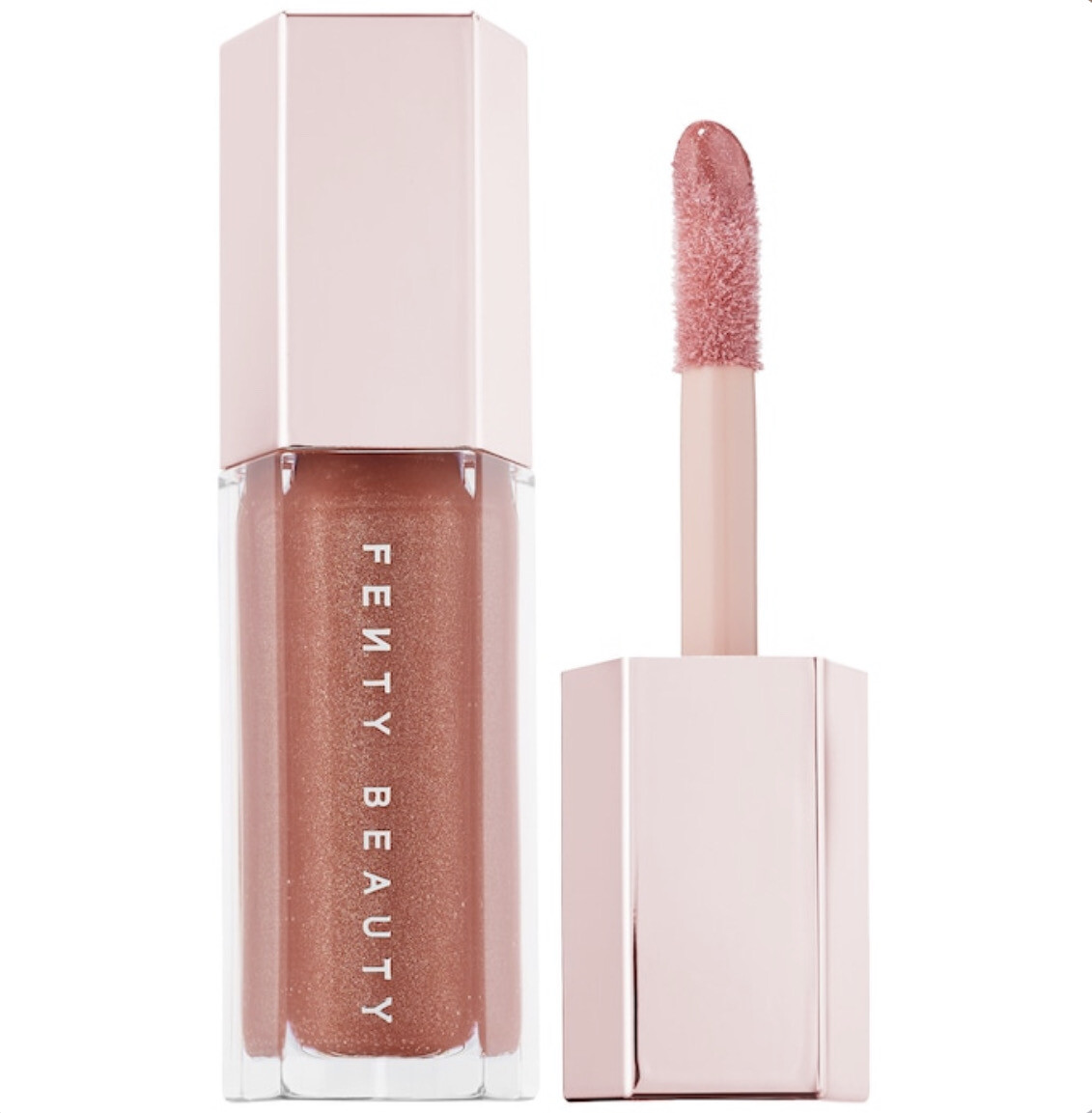 Fenty Beauty - Gloss Bomb Universal Lip Luminizer | Fenty Glow - shimmering rose nude