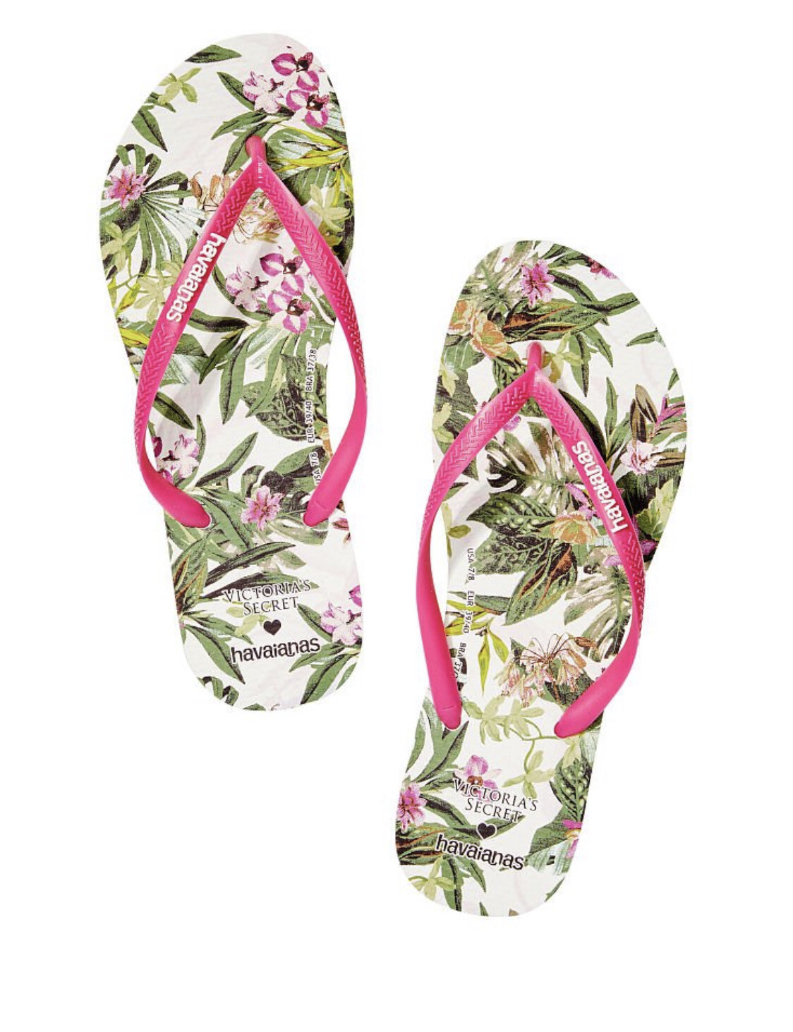 Havaianas x Victoria's Secret Slim Flip-Flop | Print - Size 9/10