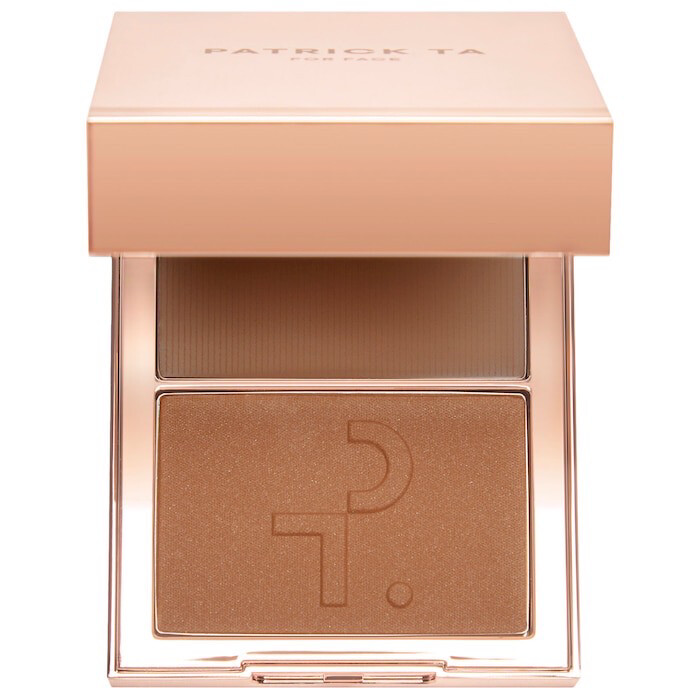 Patrick Ta - Major Sculpt Creme Contour &amp; Powder Bronzer Duo | She&#39;s Sculpted - medium with a cool undertone