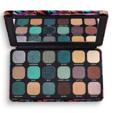 Revolution - Forever Flawless Chilled with cannabis sativa Eyeshadow Palette