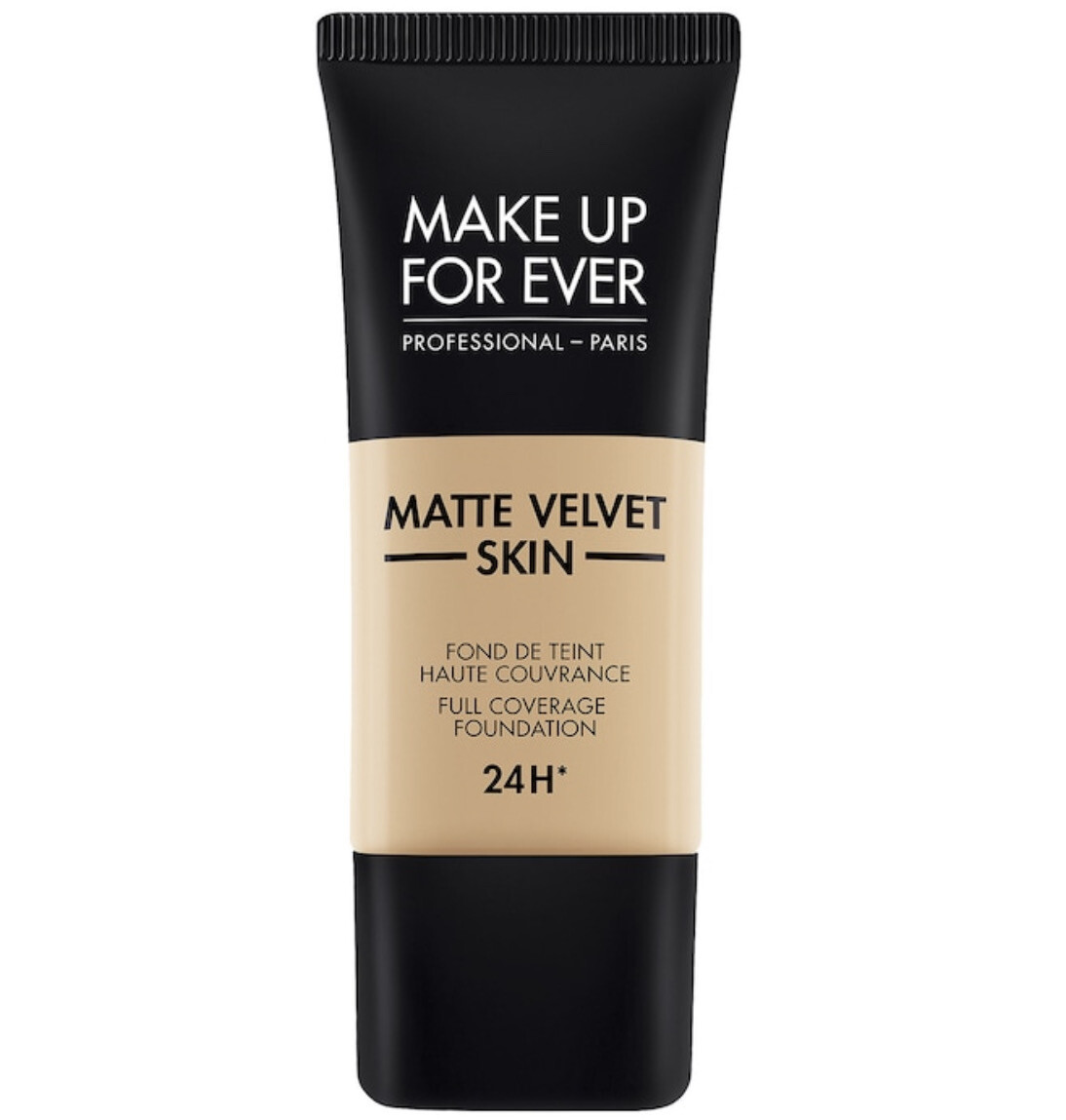 Make Up For Ever - Matte Velvet Skin Full Coverage Foundation | Y335 Dark Sand - for lighter medium skin with golden-peach undertones