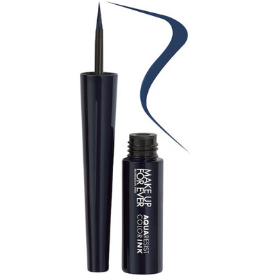 Make Up For Ever - Aqua Resist Color Ink 24HR Waterproof Liquid Eyeliner | 3 Matte Midnight - matte dark blue