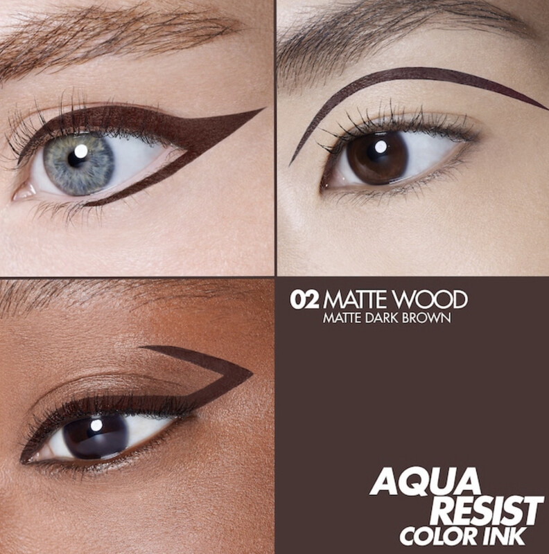 Make Up For Ever - Aqua Resist Color Ink 24HR Waterproof Liquid Eyeliner | 2 Matte Wood