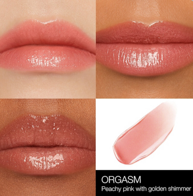 NARS - Afterglow Lip Shine Gloss | Orgasm - Peachy pink with golden shimmer