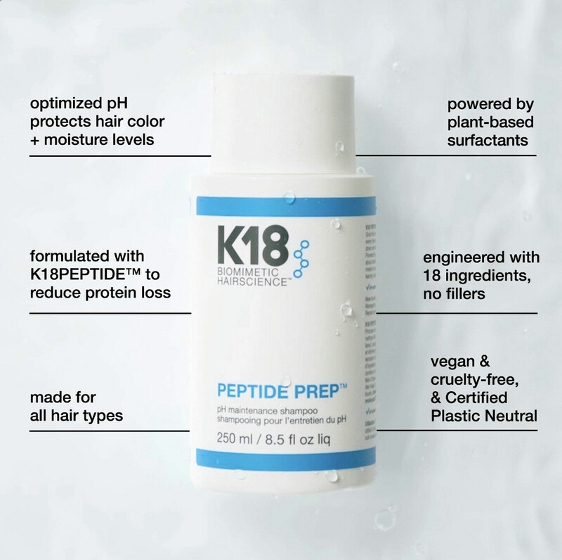 K18 Biomimetic Hairscience - PEPTIDE PREP™ pH Maintenance Shampoo | 250 mL
