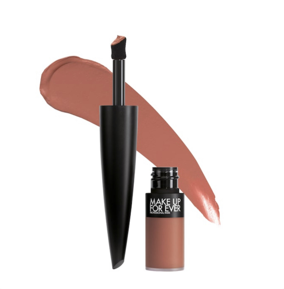 Make Up For Ever - Rouge Artist For Ever Matte 24HR Longwear Liquid Lipstick | 192 Toffee At All Hours - chestnut