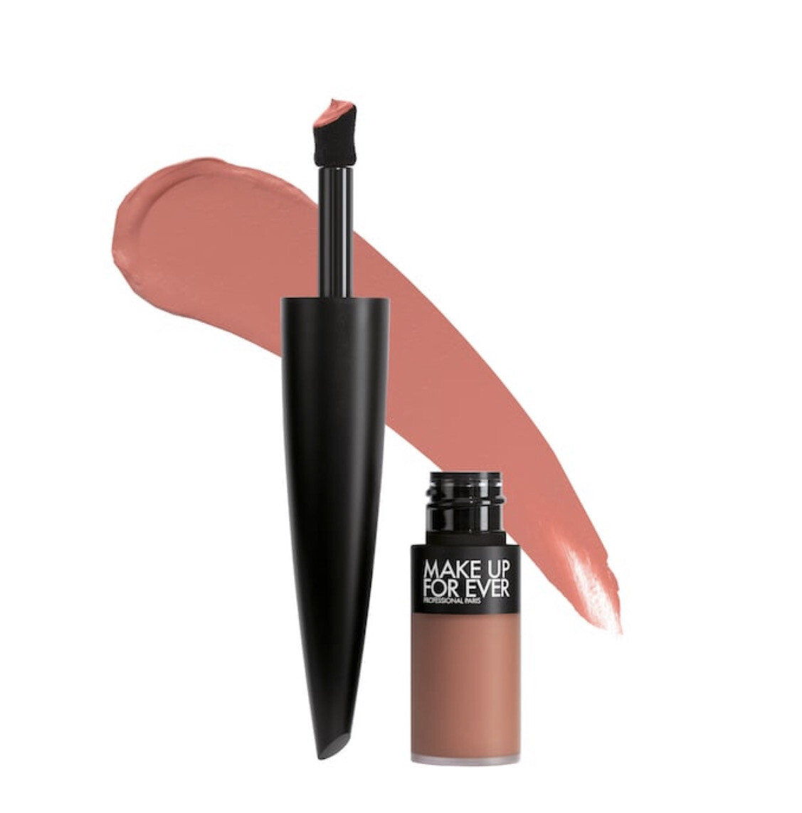 Make Up For Ever - Rouge Artist For Ever Matte 24HR Longwear Liquid Lipstick | 106 Endlessly Blushed - cool nude