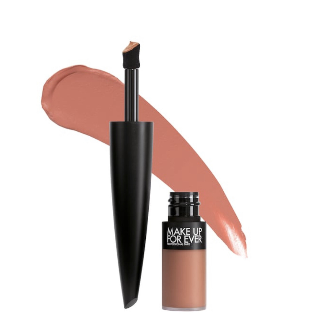 Make Up For Ever - Rouge Artist For Ever Matte 24HR Longwear Liquid Lipstick | 190 Always Au Naturel - peachy nude