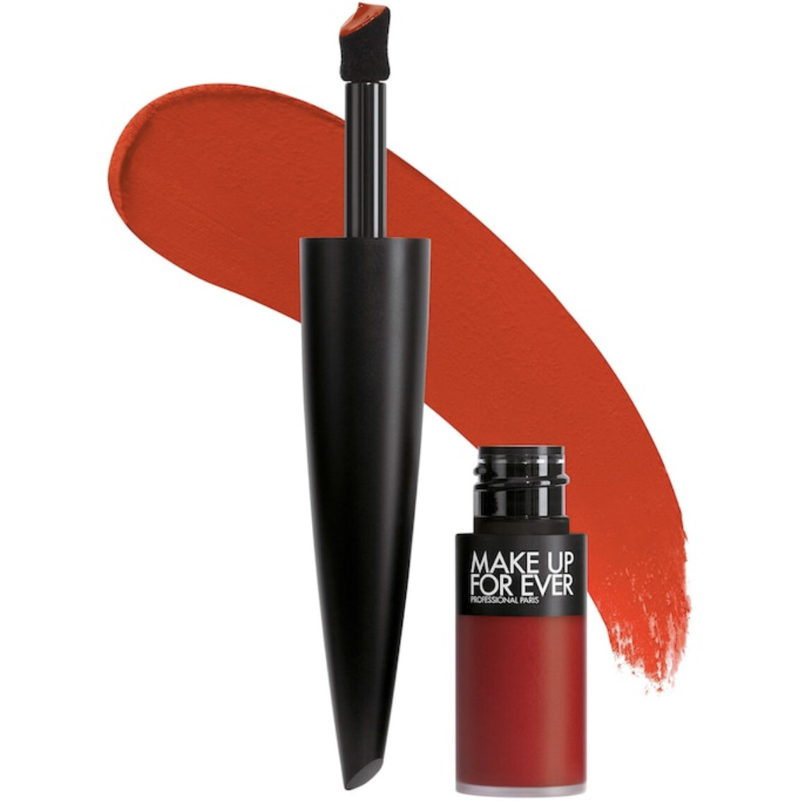Make Up For Ever - Rouge Artist For Ever Matte 24HR Longwear Liquid Lipstick | 442 Everlasting Scarlet - crimson red