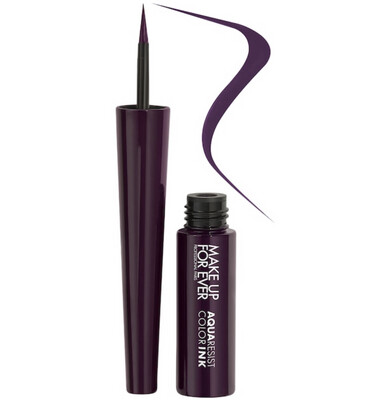 Make Up For Ever - Aqua Resist Color Ink 24HR Waterproof Liquid Eyeliner | 4 Matte Plum 