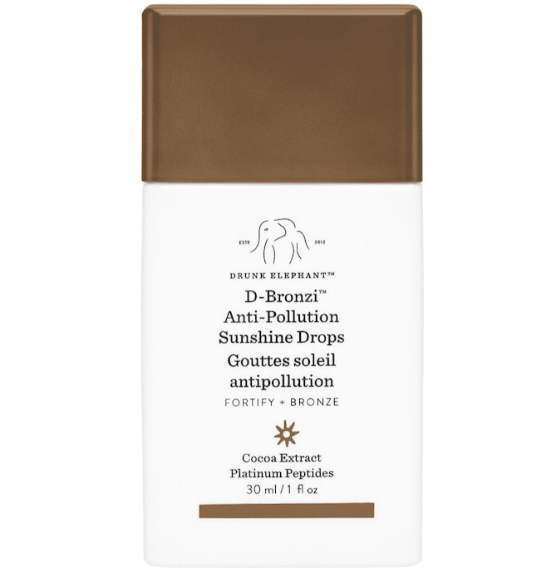 Drunk Elephant - D-Bronzi™ Anti-Pollution Bronzing Drops with Peptides