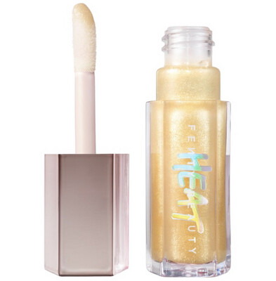 Fenty Beauty - Gloss Bomb Heat Universal Lip Luminizer + Plumper | Lemon Lava - clear with gold shimmer