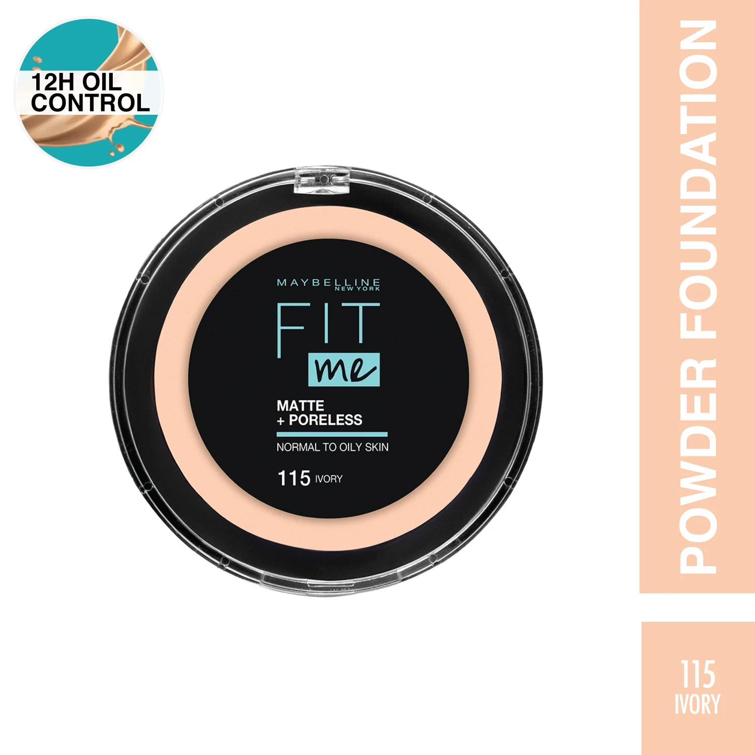 Maybelline - Fit Me Matte + Poreless Compact Powder | 115 Ivory